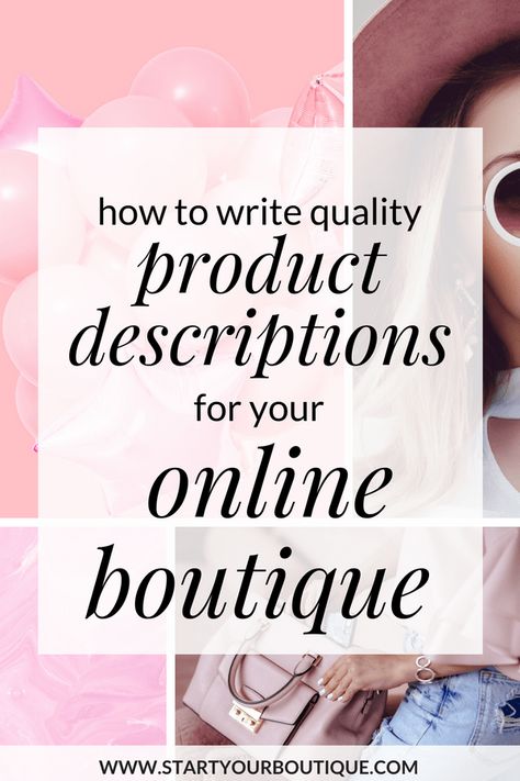 Writing quality product descriptions for your online boutique can actually help you make more sales. Every word can help you connect with your target customer and bring them closer to hitting the add to cart button. Click through for an easy formula to create product descriptions that sell How To Start Selling Clothes Online, Boutique Checklist, Online Boutique Ideas, Boutique Photoshoot, Start An Online Boutique, Online Boutique Business, Starting An Online Boutique, Boutique Names, Launch Checklist