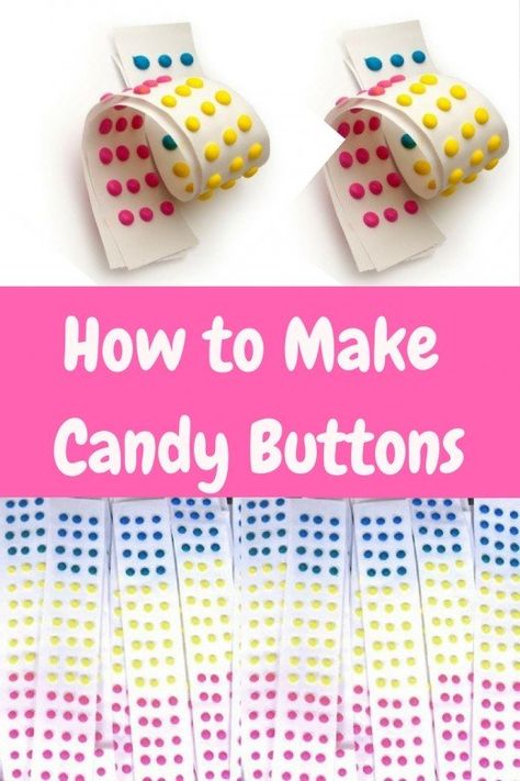 How to Make Candy Buttons | HubPages Glo Party, Christmas Confections, Candy Experiments, How To Make Candy, Yummy Candy, Deco Cake, Diy Foods, Candy Trees, Candy Eyes