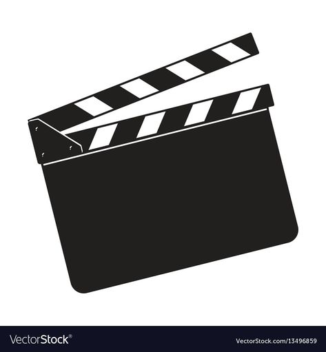 Clapper Board, Black Blank, Now And Then Movie, Free Vector Images, The Artist, Vector Free, Vector Images, Royalty Free, Black