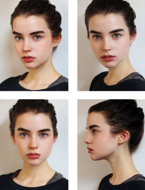 Ali Michael, Head Angles, Face Angles, Face References, 얼굴 드로잉, Bold Brows, 얼굴 그리기, Thick Eyebrows, Rosy Cheeks