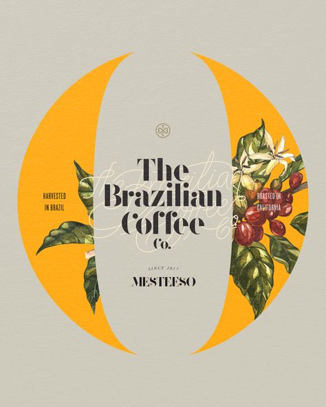 Logo and Visual Identity Brazilian Coffee, 달력 디자인, Poster Layout, Coffee Design, Design Graphique, Graphic Design Typography, Graphic Design Posters, Identity Design, Graphic Poster