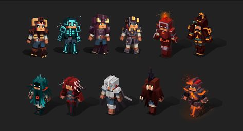 Minecraft Mobs Mod, Minecraft Concept, Project Mc, Modded Minecraft, Minecraft Dungeons, Voxel Art, Minecraft Things, Minecraft Anime, Minecraft Characters