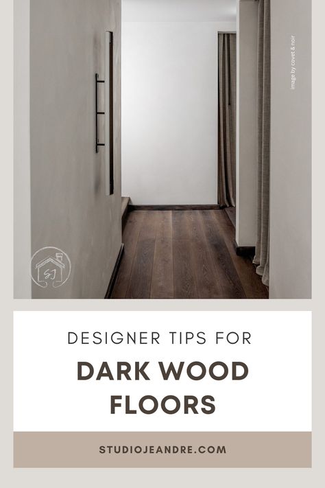 dark wood flooring, are dark wood floors out of style, are dark hardwood floors timeless, what colours go with dark wood flooring, how much is dark wood flooring, how to keep dark wood floors clean, how to style dark wood floors, do dark wood floors show dust, paint colours with dark wood floors, dark floors light walls, dark floor interior, dark wood floors living room, dark wood laminate flooring, engineered dark wood flooring, dark wood flooring texture, dark wood flooring herringbone Darker Hardwood Floors, Dark Oak Flooring Kitchen, Grey Brown Hardwood Floors, Home Decor With Brown Floors, Dark Wood Floor Entryway, Dark Floors And White Walls, Beige Wall Dark Floor, Beach House Dark Floors, Dark Floors Wall Color