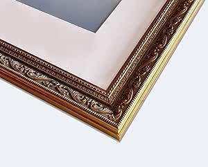 EKMAX 16 x 20 Inch Antique Gold Picture Frame Matted to Display a 11 x 14 Inch Photo Picture Frame Mat, Frame Interior, Bathroom Wall Decor Art, Art Deco Theme, Gold Picture Frame, Tabletop Picture Frames, Matting Pictures, Antique Pictures, Wood Picture Frame