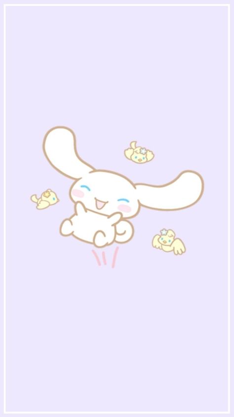 Wallpapers Aesthetic Iphone, Cute Wallpapers Aesthetic, Backgrounds Ideas, Light Purple Wallpaper, Rabbit Wallpaper, Kawaii Background, Butterfly Wallpaper Backgrounds, Hello Kitty Backgrounds, Hello Kitty Art