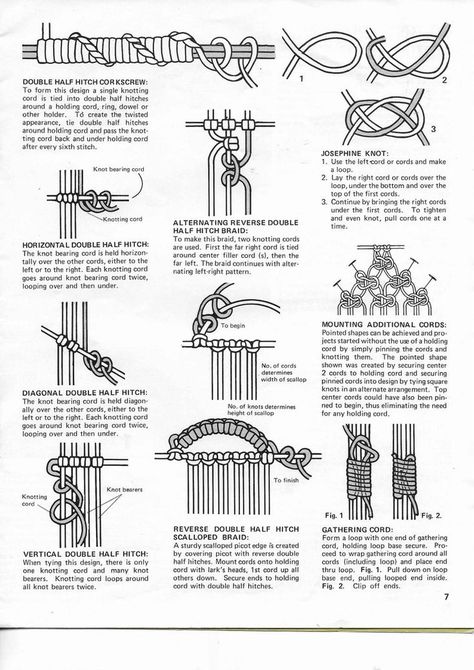 Macrame Pattern Curtain Macrame Room Dividers Vintage Macrame Navajo image and visual related images Macrame Curtain Pattern Free, Macrame Net Diy, Macrame Curtain Tutorial, Macrame Room Divider, Vintage Macrame Patterns, Curtain Macrame, Curtain Tutorial, Macrame Room, Vintage Macrame