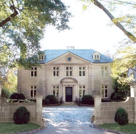 Chateau France, Georgian Homes, French Cottage, Architect House, Architecture Exterior, Dream House Exterior, House Goals, Facade House, House And Home Magazine