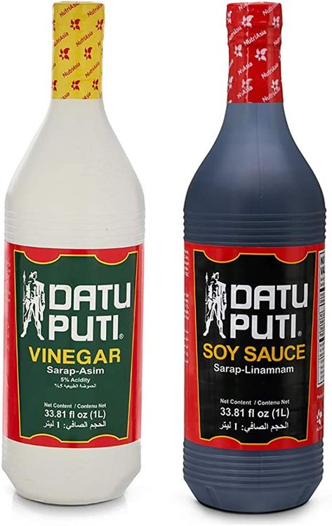 Datu Puti Vinegar and Soy Sauce : Amazon.ca: Grocery & Gourmet Food Datu Puti Vinegar, Datu Puti Soy Sauce, Datu Puti, Filipino Chicken Adobo, Asian Sauces, Adobo Recipe, Chicken Adobo, Steamed White Rice, Asian Sauce