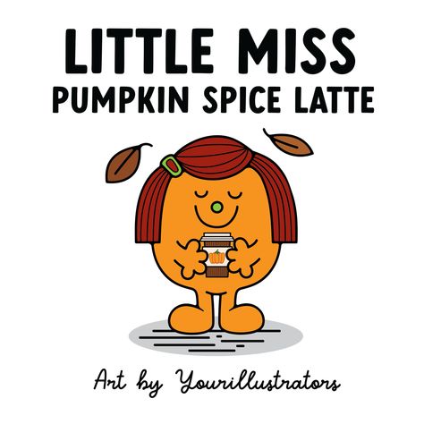 Little miss Pumpkin spice latte. Autumn little miss. Halloween season Pumpkin Spice Latte Aesthetic, Little Miss Halloween, Miss Halloween, Stickers Pictures, Fall List, Halloween Deserts, Little Miss Characters, Missing Quotes, Halloween Wallpaper Cute