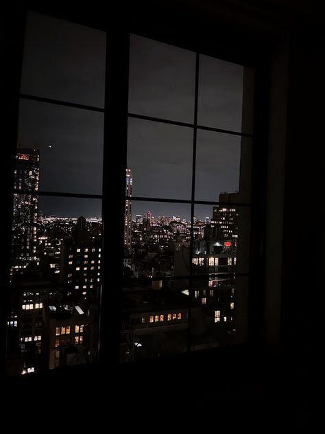 #city #nyc #newyorkcity #newyork #night #citylights #nycnight #nightlife #cityscape #aesthetic #window #view Nyc View Night, City From Window View, Night City Window View, City View Apartment Night Window Rainy, City View Apartment Night Window, Nyc View Apartment Window, Night Window Aesthetic, Window Aesthetic Night, City Skyline Aesthetic