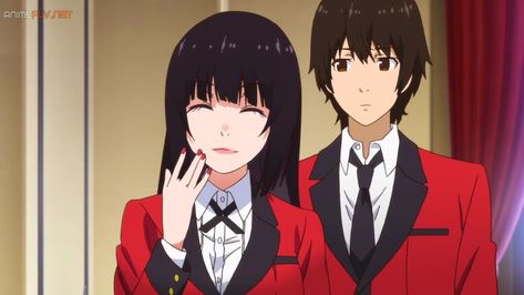 Yumeko And Ryota, Kakegurui Fanart, Ryota Suzui, Kakegurui Characters, Gambling School, Jabami Yumeko, Frog Meme, Yumeko Jabami, Manga Panels