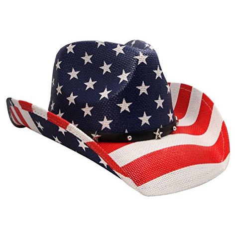 ♥ SHOP NOW ♥ #CPDprimepartypicks American Flag Cowboy Hat, America Hat, Cowboy Hat Bands, Mens Cowboy Hats, Straw Cowboy Hat, Accessory Ideas, Cowgirl Hat, Classic Hats, Western Cowgirls