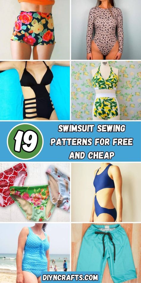 Swimsuit Sewing Pattern Free, Diy Swimsuits, Diy Bathing Suit, Vintage Swimsuit Pattern, Swimsuit Sewing Pattern, Swimwear Sewing Patterns, Swimsuit Pattern Sewing, Diy Swimsuit, Bathing Suit Patterns