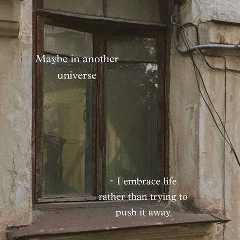 Maybe in another universe… (Remember, you can always create the reality you want in THIS universe) Maybe In Another Universe, Quotes Resilience, Big Quotes, Quotes Kindness, Quotes Wellness, Quotes Growth, In Another Universe, Quotes Hope, Quotes Good