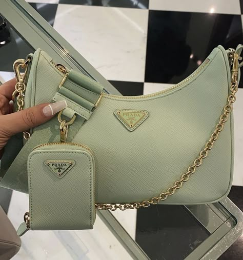 . on Twitter: "It’s the color for me… " Purse Aesthetic, Trendy Purses, Luxury Bags Collection, Bag Prada, Aesthetic Bags, Dream Bags, Girly Bags, Luxury Purses, Fancy Bags