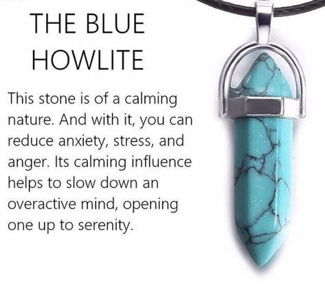 Blue Howlite Meaning, Blue Howlite Crystal Meaning, Crystal Dictionary, Voodoo Woman, Howlite Meaning, Crystals 101, Crystal Healing Chart, Blue Howlite, Earth Gift