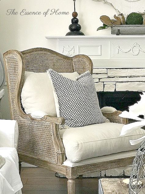 The Essence of Home: Cane Wingback Chair Cane Wingback Chair, Best Father's Day Gifts, Wing Back Chair, Cane Back Chairs, Best Father, Reupholster Furniture, Chair Makeover, Best Gift Ideas, Father's Day Gifts