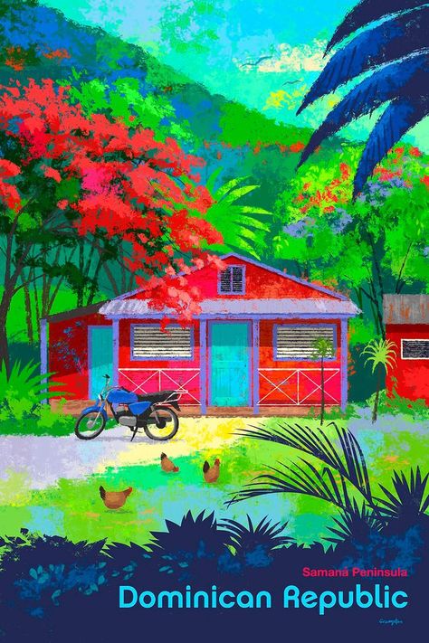 Dominican Republic Wall Art, Dominican Republic Paintings, Dominican Republic Art Paintings, Dominican Republic Culture Art, Dominican Paintings, Dominican Wallpaper, Dominican Republic Poster, Dominican Republic Culture, Dominican Republic Art