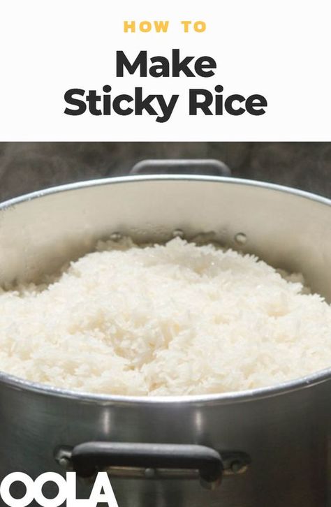 Best Sticky Rice, Make Sticky Rice, Sweet Sticky Rice, Electric Rice Cooker, Rice On The Stove, Art Of Cooking, Easy Rice, What Can I Eat, Fried Chicken Wings