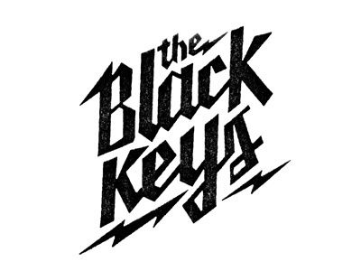 Dribbble - The Black Keys by Erick Montes Numbers Tattoo, 10 Tattoo, Best Typography, Rock Band Logos, Black Keys, Typo Logo, Bold Logo, Types Of Lettering, I'm With The Band