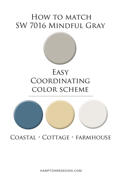 What Colors Go With Mindful Gray, Colors That Coordinate With Gray, Greens That Go With Mindful Gray, Coordinating Colors With Mindful Gray, Collingwood Coordinating Colors, Mindful Gray Sherwin Williams Coordinating Colors, Sw Mindful Gray Color Scheme, Colors That Go With Mindful Gray, Mindful Gray Palette