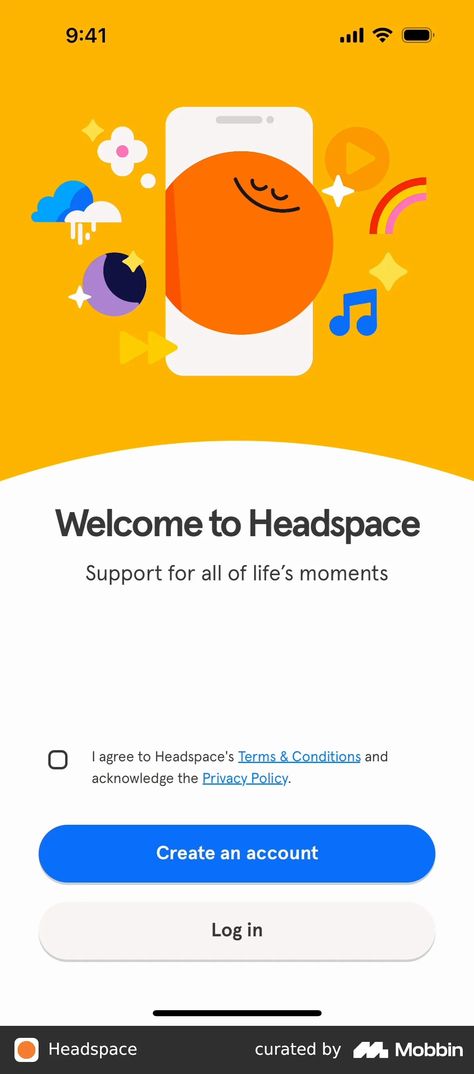 Headspace iOS | Mobbin Headspace App, App Screenshots, Ui Ux Design Inspiration, Ux Research, Ux Design Inspiration, Mobile Web, Ui Elements, Life Moments, Web App Design