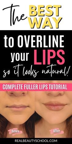 How To Make Your Lips Look Bigger How To Overdraw Your Lips, Fuller Lips Makeup Tutorials, How To Overline Your Lips Tutorial, How To Make Lips Bigger, How To Line Lips To Look Bigger, How To Make Lips Look Bigger, Overlined Lips Tutorial, How To Overline Your Lips, Thin Lips Makeup