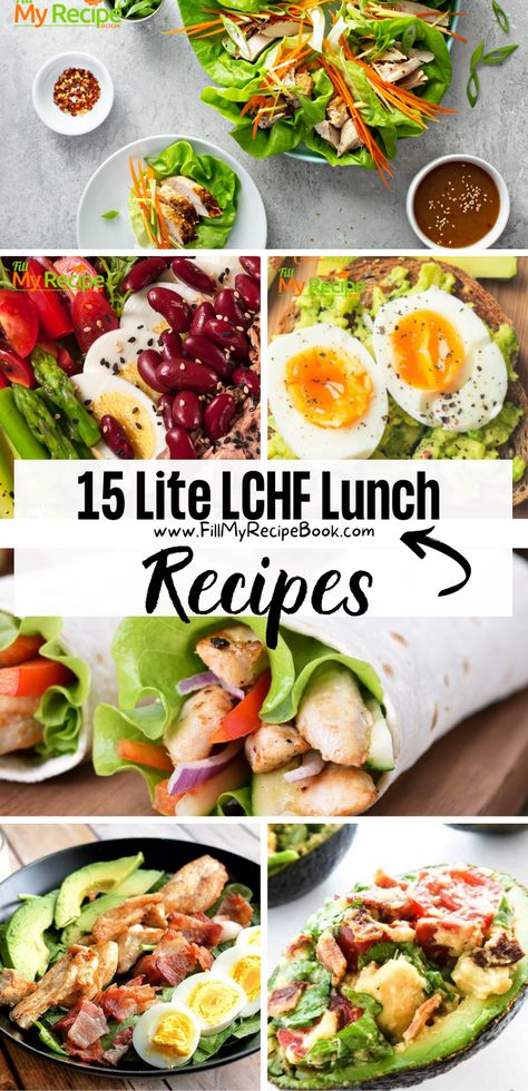 We share a few simple light meal LCHF recipe ideas to create. Make a wrap with the veg and chicken or salad with avocado egg and bacon and toast with avocado with more to choose from. Easy Light Supper Ideas, Lite Lunches Ideas, Lightweight Meals, Light Lunch Ideas, Wraps With Chicken, Lunch Ideas For Guests, Protein Lunches, Lite Meals, Light Lunches