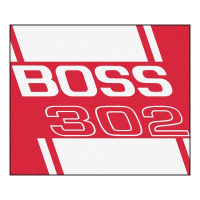 FANMATS Ford - Boss 302 Rug Rug Size: 5' x 6' Accent Rug, Allianz Logo, Throw Rugs, The North Face Logo, Indore, Retail Logos, Rug Size, Home Depot, The Home Depot