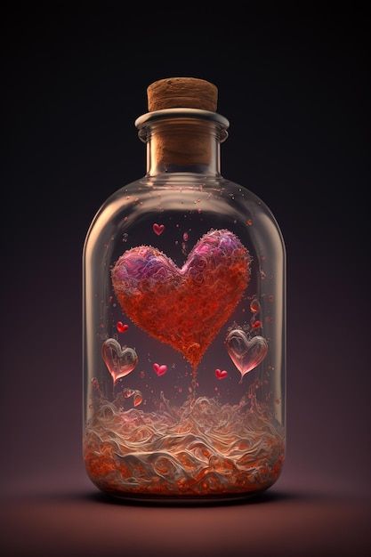 Photo elixir of love in a transparent gl... | Premium Photo #Freepik #photo #potion-bottle #poison-bottle #elixir #potion Love Poison Bottle, Love Poison, Poison Bottle, Valentine's Decor, Cottage Witch, Toxic Love, Magic Bottles, Romantic Themes, Glass Bottles With Corks