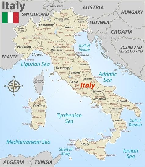 Map Of Italy Cities, Map Of Italy Regions, Venice Italy Map, Map Of Italy, Umbria Italy, Island Lake, Italy Map, Puglia Italy, Europe Map