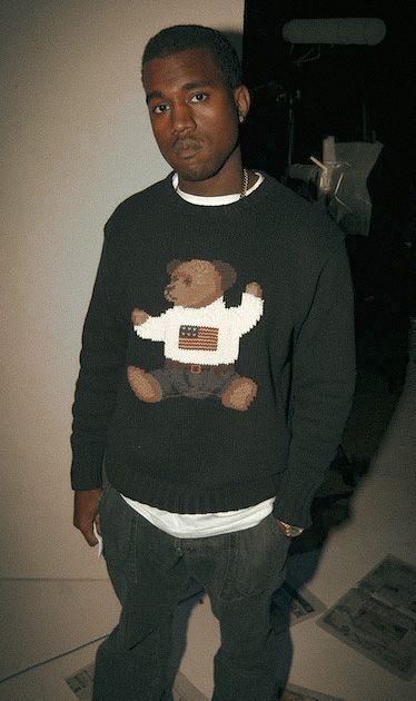 Kanye 
Kanye bear 
Rap
Culture 
Rap culture
Pioneer 
Legend Kanye West Old Picture, Kanye 2000s Aesthetic, Kanye West Aesthetic 90s, Kanye West Fashion 2000s, Kanye Old Pics, Kanye 2000s Fashion, Kanye West Inspired Outfits, Old Kanye West Aesthetic, Kanye Outfits 2000s