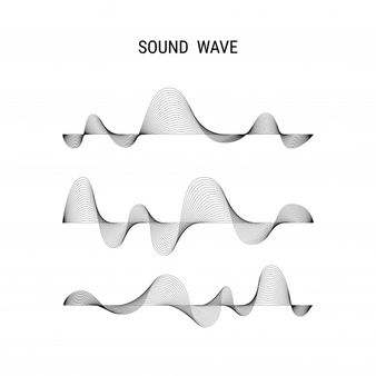 Sound Illustration Graphics, Sound Wave Illustration, Sound Visualization Design, Sound Waves Tattoo, Sound Waves Aesthetic, Sound Waves Art, Sound Illustration, Sound Architecture, Sound Wave Tattoo