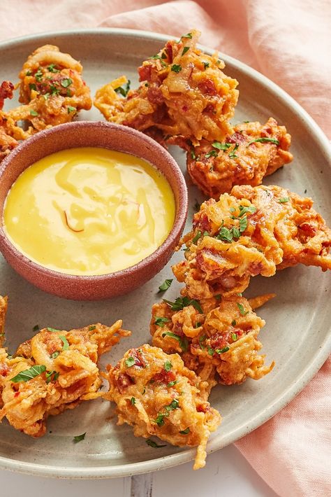 Saffron Aioli, Potato Fritters Recipe, Squid Recipes, Chorizo Recipes, Potato Fritters, Great British Chefs, Fritter Recipes, Food Shows, Aioli