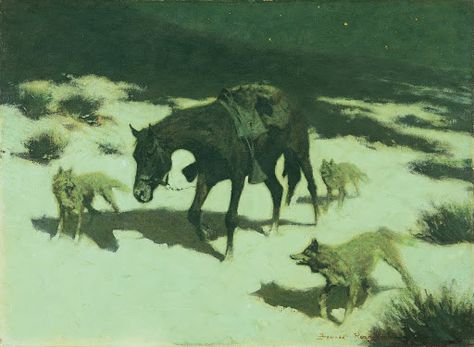 The Last March - Google Arts & Culture American Realism, Frederic Remington, Painting Medium, Oil Painting Reproductions, Night Painting, Painting Reproductions, Outdoor Art, Western Art, Horse Painting