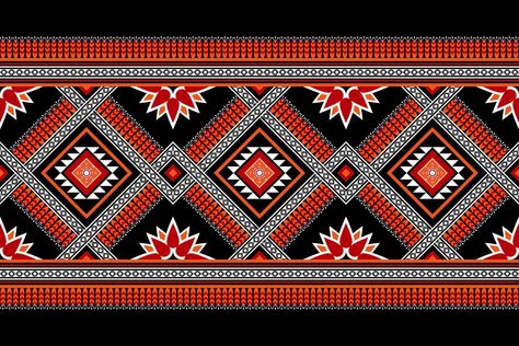 Beautiful ethnic pattern art. Geometric seamless pattern in tribal, folk embroidery, and Mexican style. Design for background, wallpaper, vector illustration, textile, fabric, clothing, carpet. Mega Mendung, Ikat Art, Ethnic Pattern Design, Navajo Pattern, African Pattern Design, Digital Board, Geometric Seamless Pattern, World Map Wallpaper, Vector Art Design