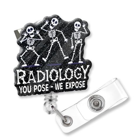 PRICES MAY VARY. Gifts: Special-shaped badge holders printed with Radiology you pose we expose, badge holders with glitter acrylic board, gift box packaging, very suitable for doctors, nurses, colleagues, office workers, teachers Social Work College Student. Size: Small and cute badge holder, convenient for you to clip on scrubs, doctor's uniforms, shirts, jeans waist, etc. Design: Funny badge holders with fun text printed on high-quality glitter acrylic panels can bring some artistic vibe and f Metal Shark, Student Doctor, Radiology Student, Glitter Accessories, Artistic Vibe, Cute Badge Reel, Laser Ideas, Shark Clip, Work Accessories