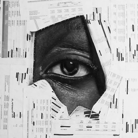 Ken Nwadiogbu, Paper Collages, Realistic Sketch, Adinkra Symbols, Mixed Media Photography, Glitch Art, Grid Design, Mixed Media Artwork, Hyperrealism