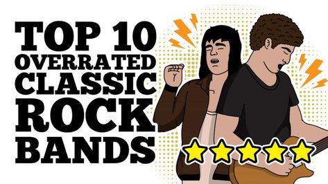 Top 10 Overrated Classic Rock Bands Classic Rock Bands, Greatest Rock Bands, Rock And Roll Bands, Band Memes, Greatest Songs, Classic Rock, Wallpaper Quotes, Hard Rock, Rock Bands