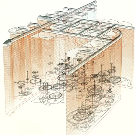 Conceptual Architecture Diagram, Transformative Architecture, Mechanical Architecture, Conceptual Diagram, Korea Architecture, Speculative Architecture, Diagram Drawing, Architect Sketchbook, Busan Korea