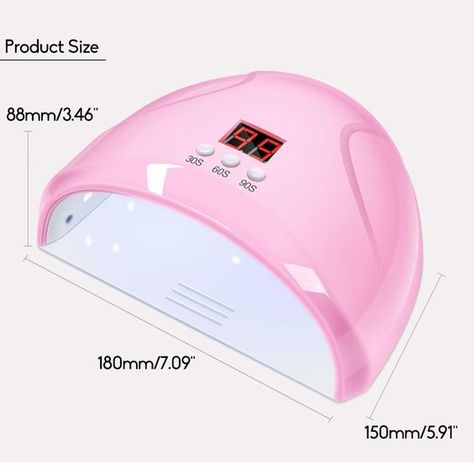 3526.Don't miss out on the latest nail trends! Click link for all the juicy details! #nails #nailtools #nailtrend Nail Polish Dryer, Led Art, Uv Nail Lamp, Professional Manicure, Light Sun, Nail Care Routine, Nail Dryer, Uv Nails, Led Nail Lamp