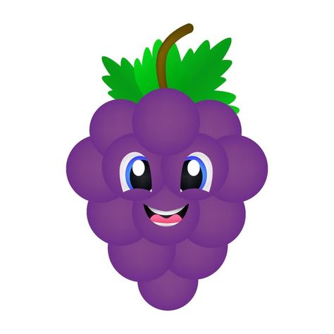 illustration of grapes with cute and cheerful faces, bright and fresh colors, suitable for juice drink packaging, restaurants, vegetarians, agriculture, vitamins, nutrition, printing Grapes Clipart, Birdhouse Craft, Drink Packaging, Juice Drinks, Cityscape Photos, Logo Banners, Heart With Arrow, Background Banner, Birdhouse