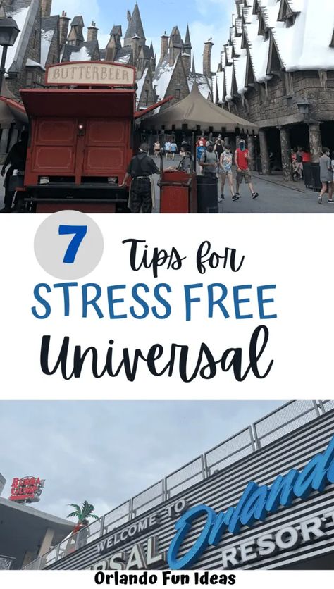 7 Tips for a Stress Free Universal Orlando Vacation - Orlando Fun Ideas Universal Studios Orlando Rides, Orlando Florida Universal Studios, Universal Studios Orlando Trip, Universal Vacation, Disney World Rides, Orlando Travel, Fun Adventures, Universal Studios Florida, Orlando Vacation