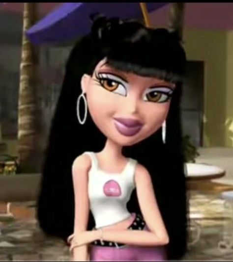 Bratz Icons Aesthetic Jade, Jade Bratz, Bratz Jade, Bratz Characters, Bratz Movie, Bratz Doll Outfits, Girl Cartoon Characters, Bratz Girls, Doll Aesthetic