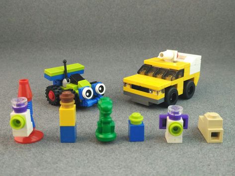 Lego Toy Story, Easy Lego Creations, Dibujos Toy Story, Lego Diy, Lego Man, Micro Lego, Lego Custom Minifigures, Lego Activities, Lego Robot