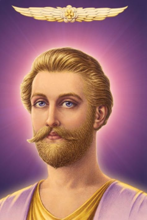 Saint Germain in the violet transmuting flame Elizabeth Clare Prophet, Violet Shades, Fifth Dimension, Violet Flame, Angelic Realm, Ascended Masters, Wall Of Fame, St Germain, Spiritual Tools