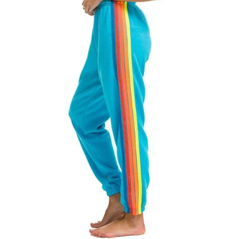 Aviator Nation WOMEN'S 5 STRIPE SWEATPANTS - NEON... - Depop Avatior Nation Sweatpants, Blue Aviator Nation Sweatpants, Aviator Nation Sweatpants Outfit, Aviator Sweatpants, Aviator Nation Outfit, Preppy Outfits Winter, Preppy Sweatpants, Avatar Nation, Preppy Must Haves