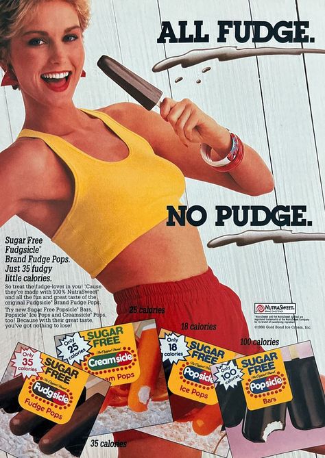 Vintage Fudgesicle Advertisement - Cosmopolitan Magazine June 1990 - 90's Fashion, Style, Outfits, Ad, Media, Lifestyle, Aesthetic, Hair Beauty 80s Ads, Fashion Ads, Cosmopolitan Magazine, Food Ads, Retro Ads, Retro Recipes, Vintage Hippie, Old Ads, Magazine Ads