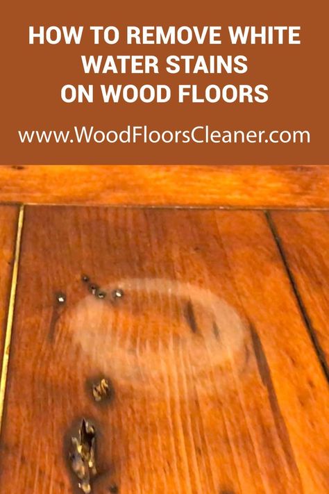 Water stains on wooden floors and furniture can make you think it’ll never be redeemable, and it is stuck like that forever. But, there are some ways that you can redeem your wooden household items and flooring that can be easily done. There are cleaning products, cleaning hacks, and simple fast-acting solutions as soon as you see the water hit that wood. Water Stains Out Of Wood, Wood Floor Cleaner Hardwood, Cleaning Laminate Wood Floors, Water Stain On Wood, Staining Wood Floors, Bamboo Wood Flooring, Refinish Wood Floors, How To Clean Laminate Flooring, Remove Water Stains