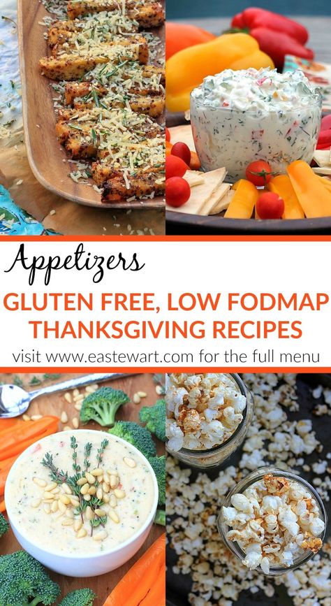 Low Fodmap Thanksgiving, Lowfod Map, Low Fodmap Appetizers, Gluten Free Low Fodmap, Fodmap Baking, Fodmap Meals, Fod Map, Low Fodmap Recipes Dinner, Fodmap Foods